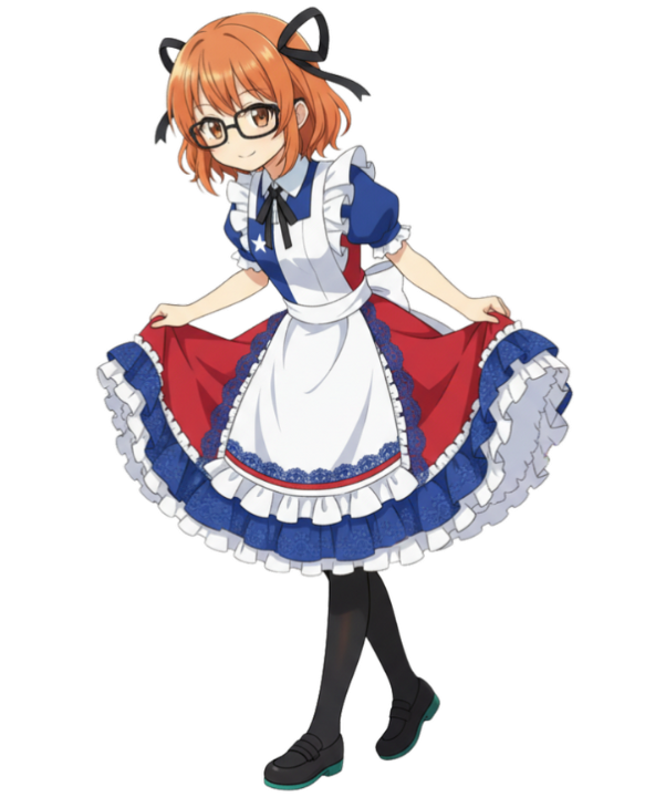 Mascot in Chilean dress